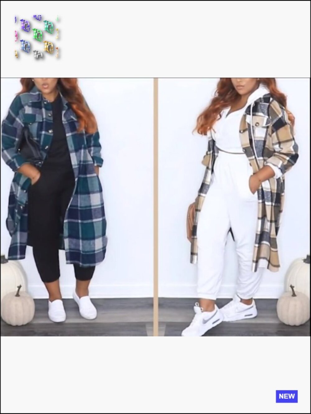 Long Plaid Shacket Wool Blend Button Down Shirt Jacket Coat Pockets - Picture 6 of 7